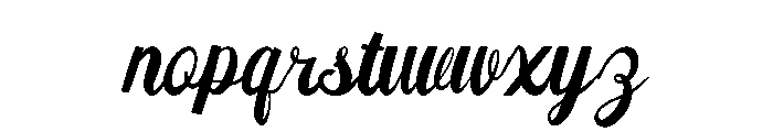 Festive Christmas Font LOWERCASE