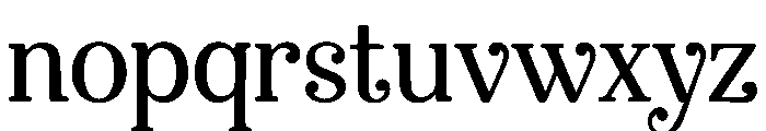 Festive Flourish Font LOWERCASE