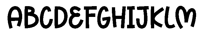 Festive Moment Font UPPERCASE