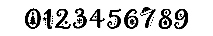 Festive_Snowfall Font OTHER CHARS