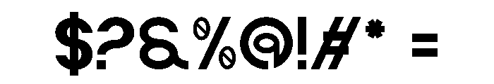 Fetgols Font OTHER CHARS