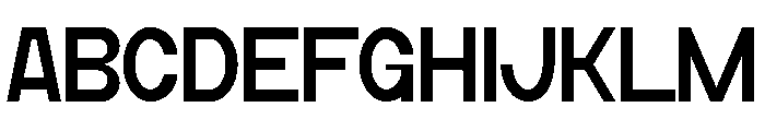 Fetgols Font UPPERCASE