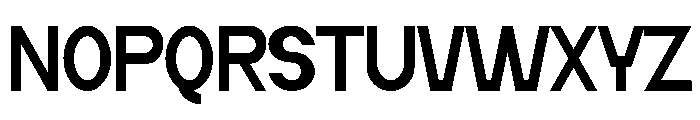 Fetgols Font UPPERCASE