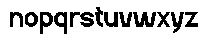 Fetgols Font LOWERCASE