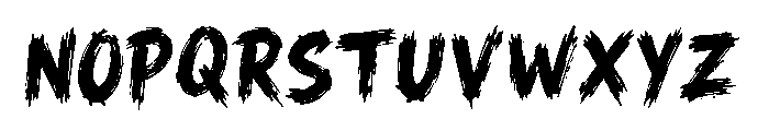 Feurs Begone Font UPPERCASE