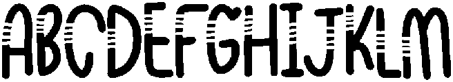FEATHER Regular otf (400) Font UPPERCASE