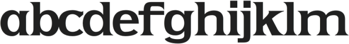 FERIUM otf (400) Font LOWERCASE