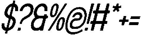 Feaqsta Italic otf (400) Font OTHER CHARS