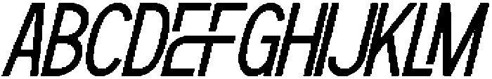 Feaqsta Italic otf (400) Font UPPERCASE
