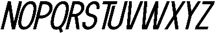 Feaqsta Italic otf (400) Font UPPERCASE