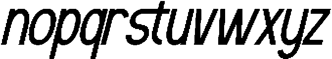 Feaqsta Italic otf (400) Font LOWERCASE