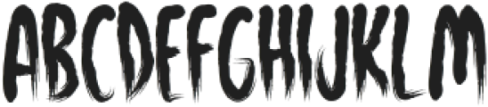 Fearful House otf (400) Font UPPERCASE