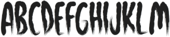 Fearful House otf (400) Font LOWERCASE