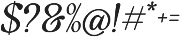 Fearlessly Authentic Italic otf (400) Font OTHER CHARS