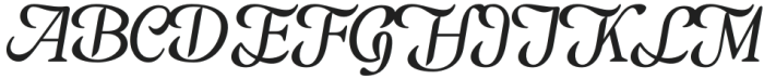 Fearlessly Authentic Italic otf (400) Font UPPERCASE