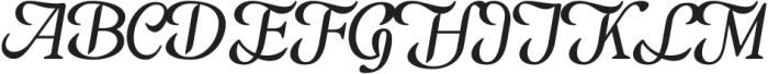 Fearlessly Authentic Italic ttf (400) Font UPPERCASE