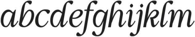 Fearlessly Authentic Italic ttf (400) Font LOWERCASE