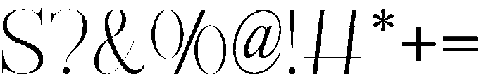 Feather Regular otf (400) Font OTHER CHARS