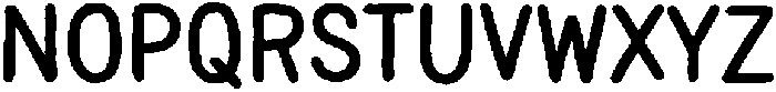 Feather Trace Bold Sans otf (700) Font UPPERCASE