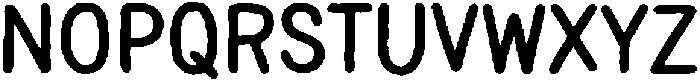 Feather Trace Bold Sans otf (700) Font LOWERCASE