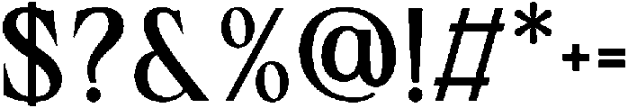 Featherly otf (400) Font OTHER CHARS