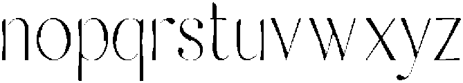 Feathers-Regular otf (400) Font LOWERCASE