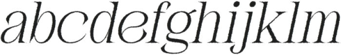 Febila Rough Italic otf (400) Font LOWERCASE