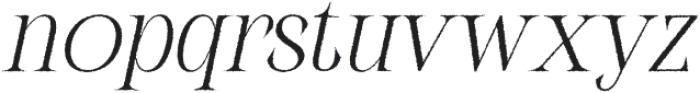 Febila Rough Italic otf (400) Font LOWERCASE