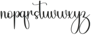 February Christmas Regular otf (400) Font LOWERCASE