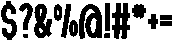 February Handmade Regular otf (400) Font OTHER CHARS