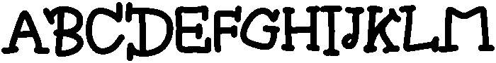 February Regular otf (400) Font UPPERCASE