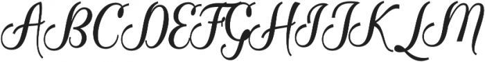 Federica Script Regular otf (400) Font UPPERCASE