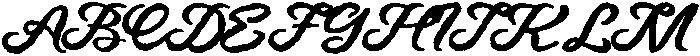 Fedley Regular otf (400) Font UPPERCASE