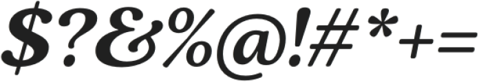 Fedro-BoldItalic otf (700) Font OTHER CHARS
