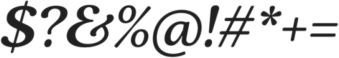 Fedro SemiBold Italic otf (600) Font OTHER CHARS