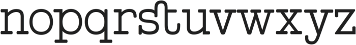 Feedbacker Typewriter Regular otf (400) Font LOWERCASE