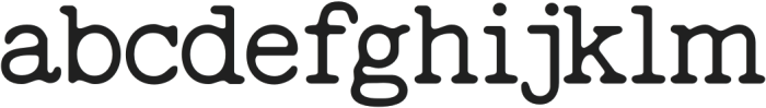 Feedbacker Typewriter Rough Regular otf (400) FONT