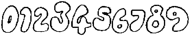 Feelin Tropical Outline Rough otf (400) Font OTHER CHARS