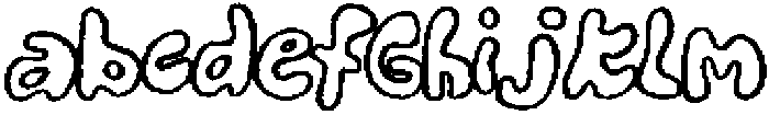 Feelin Tropical Outline Thick Rough otf (400) FONT