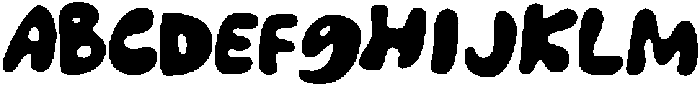 Feelin Tropical Regular otf (400) Font UPPERCASE