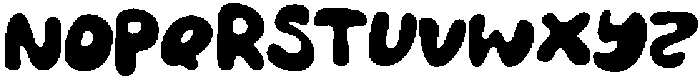 Feelin Tropical Regular otf (400) Font UPPERCASE