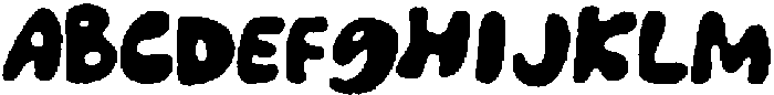 Feelin Tropical Rough otf (400) Font UPPERCASE