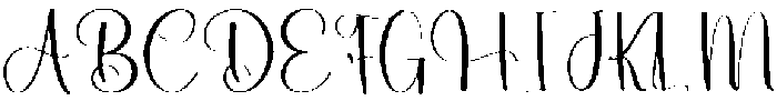 Feeling Good Regular otf (400) Font UPPERCASE