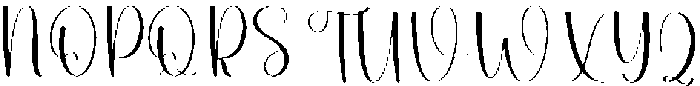 Feeling Good Regular otf (400) Font UPPERCASE