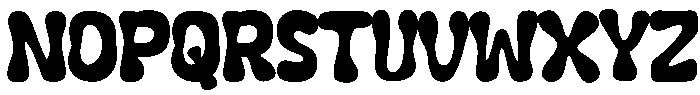 Feeling Good Regular otf (400) Font UPPERCASE