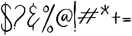 Feeling ttf (400) Font OTHER CHARS