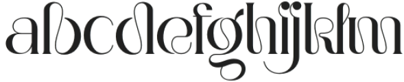 Fegrove Regular otf (400) Font LOWERCASE