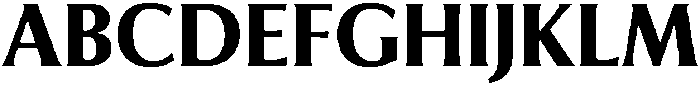Feldora Bold otf (700) Font UPPERCASE