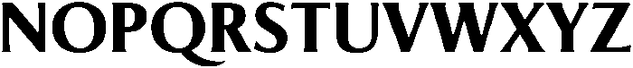 Feldora Bold otf (700) Font UPPERCASE