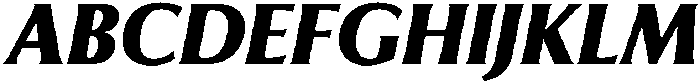 Feldora Extra Bold Italic otf (700) Font UPPERCASE
